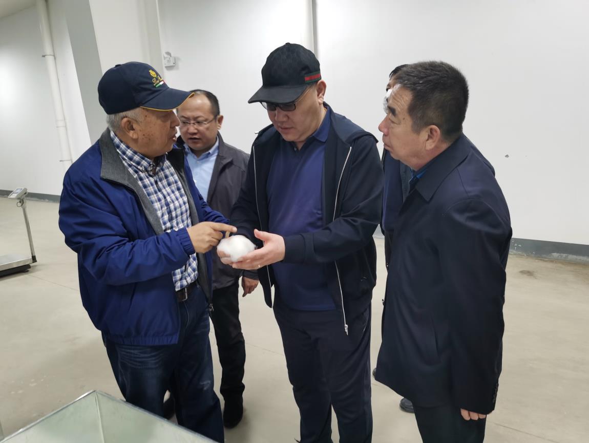 周勇會(huì)長到東榮羊絨集團(tuán)學(xué)習(xí)調(diào)研